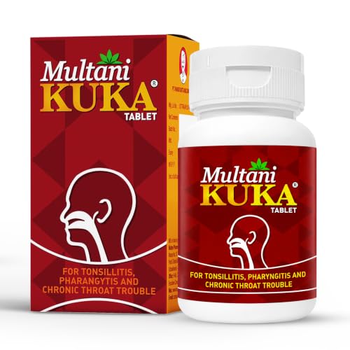 Image of Multani Kuka 50 Tablets | Useful In Tonsillitis, Pharyngitis & Chronic Throat Trouble | Natural & Ayurvedic | Get Relief From Tonsils & Swollen Issues