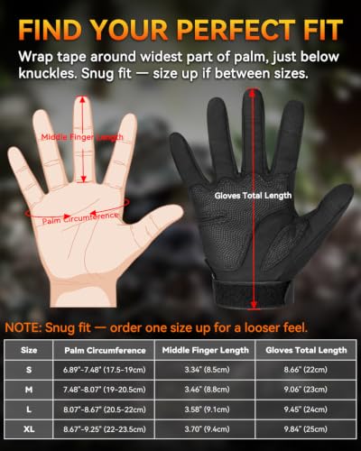 Tactical Gloves with Knuckle Protection