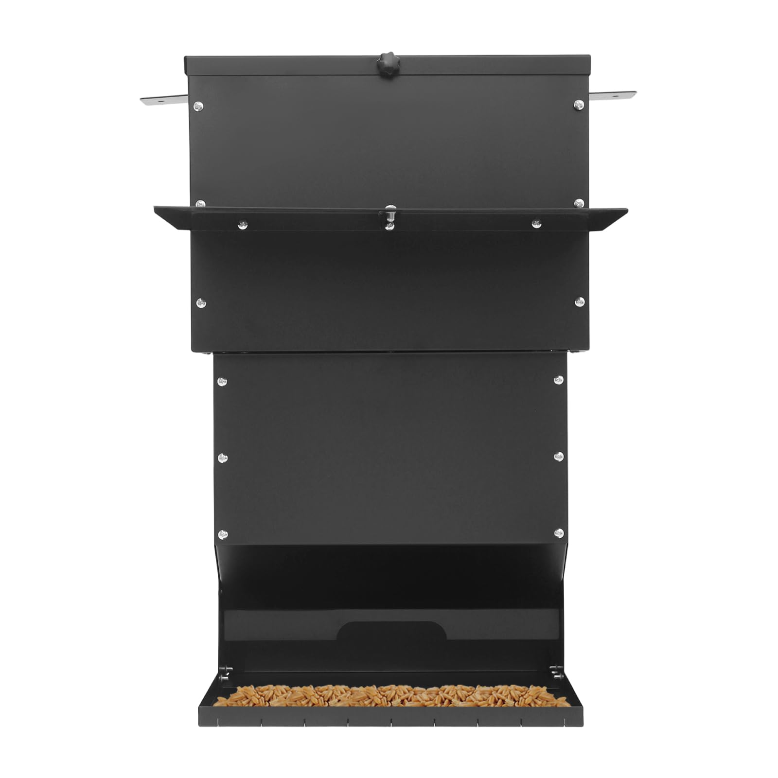 27 kg de alimentación de ciervos, máquina de alimentación para colgar, alimentador automático con tapa para la alimentación de perros grandes, gatos, vacas, ovejas y ciervos.
