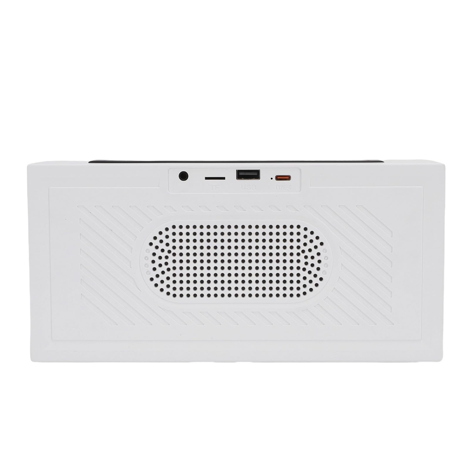 Tosuny Altoparlante Ferrofluido - Altoparlante Fluido Magnetico con Luci LED e Sveglia, Bassi Potenti, la Musica Prende Vita con Il Ferrofluido Danzante (White)