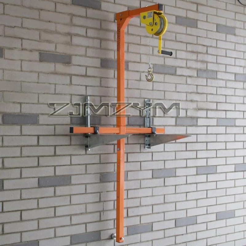 Wciągarki elektryczne Elektryczny wciągnik łańcuch Samoblokujący składany dźwig Wciągarka ręczna Instalacja narzędzia montażowego Narzędzia do podnoszenia klimatyzacji ze stali nierdzewnej | 15M rope