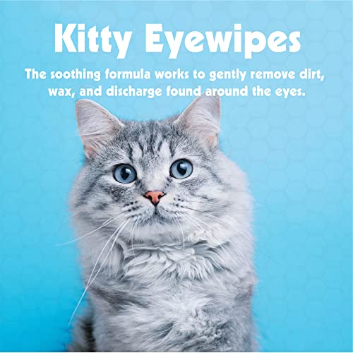 Petkin-Kitty-Eye-Wipes-40-Moist-Wipes-Gentle-Eye-Cleaning-Wipes-Remove-Dirt-Discharge-Tear-Stains-Safe-Convenient-Easy-to-Use-Pet-Wipes-for-Cats-Kittens-Ideal-for-Home-or-Travel Petkin Kitty Eye Wipes 40 Moist Wipes Gentle Eye Cleaning Wipes Remove Dirt Discharge Tear Stains Safe Convenient Easy to Use Pet Wipes for Cats Kittens Ideal for Home or Travel