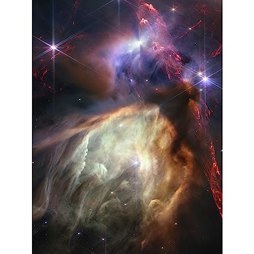 Image of Artery8 NASA James Webb Space Telescope Rho Ophiuchi Cloud Complex Large XL Wall Art Canvas Print