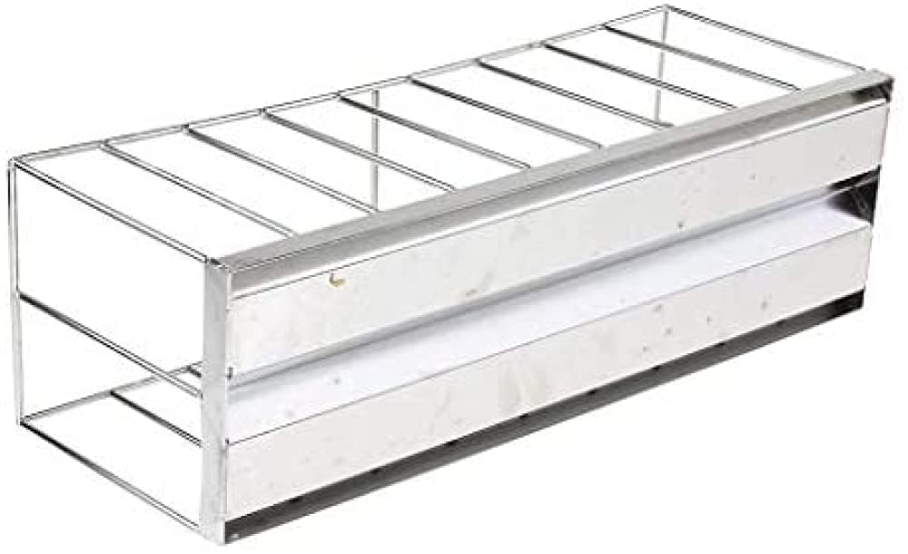 Cuenco Rectangular de Acero Inoxidable para Alimentos, Cuenco para Agua, Cuenco para Beber para Tortuga mascota-40CM