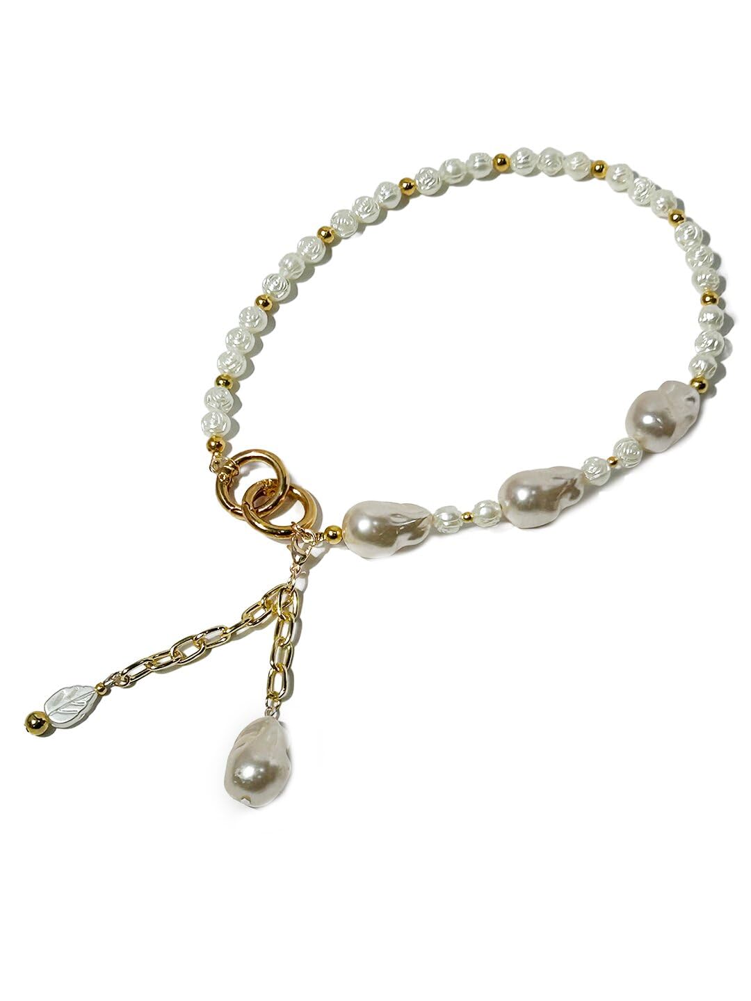 Lumba Reimagined Baroque Pearl 4-in-1 Lumba Rakhi Bracelet Necklace Phone Wristle Bag Charm Raksha Bandhan Gift Bhabhi Handmade-image-46