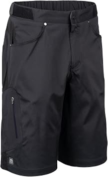 ZOIC Ether Short - 12" Inseam + 9" Essential Liner Mens Mountain Bike Cycling Shorts