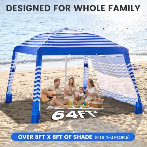 Zeraty 8'×8' Beach Cabana