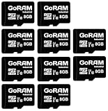GoRAM Industrial 8GB Class 10 MicroSDHC Memory Card r95MB/s w80MB/s GRSDQIN-008G-I (8GB - 10 Pack)