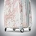 American Tourister Moonlight Hardside Expandable Luggage with Spinner Wheels, Ascending Gardens Rose Gold, Carry-On 21-Inch