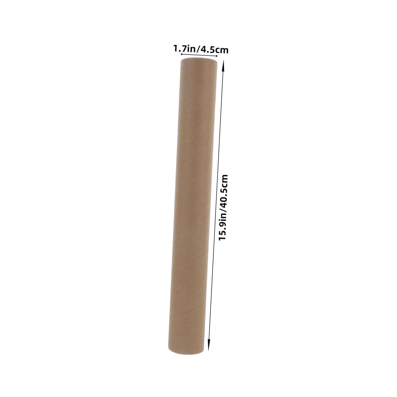 HOODANCOS Cardboard 6 Pack Paper Tubes Plastic Caps for Secure Artwork Storage and Shipping