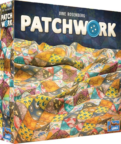 Asmodee - Patchwork - Lookout Games - Jeux de société - Jeu de stratégie pour 2 Joueurs - Classique Moderne - Dès 8 Ans - Parties de 30 Min - édition révisée - en français