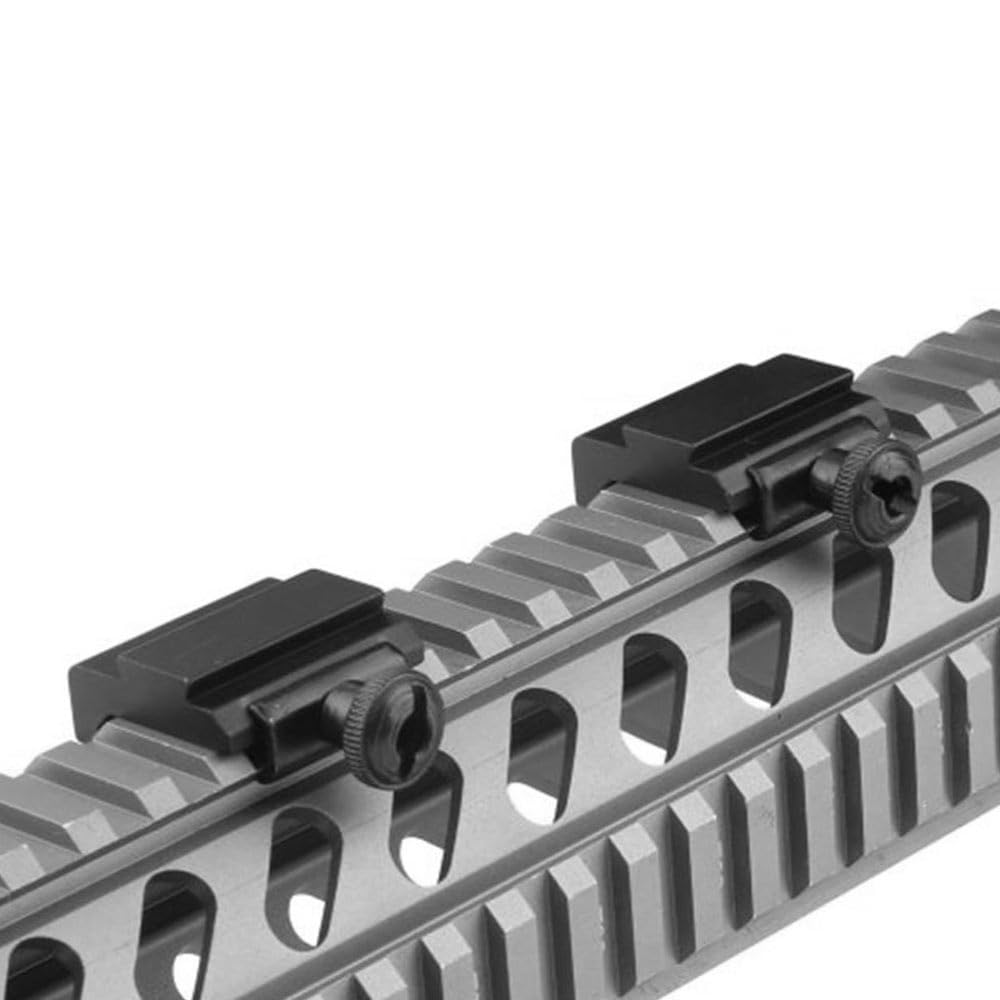 RALSPEC 2 x Quick Detach 20mm Weaver Picatinny to 11mm Dovetail Scope Rail Adapter Mount Riser Base Converter QD - Image 4