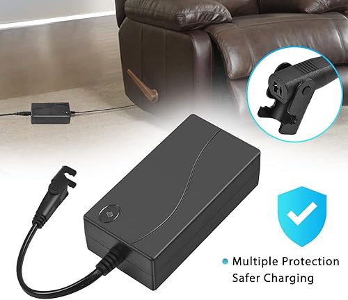 Miniatura 6 de Sopito - Fuente de alimentación reclinable de 2 pines, adaptador AC/DC de 2 pines 100-240 V, transformador de conmutación de calidad 29 V 2 A, pieza