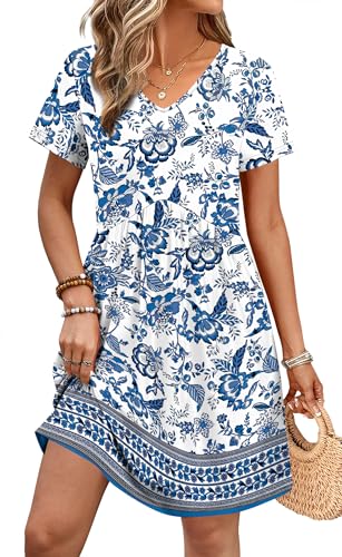 WIHOLL Plus Size Tummy-Hiding Dress