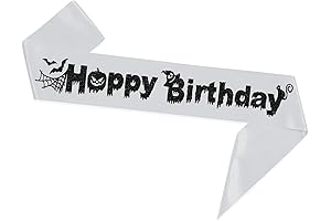 Happy Halloween Birthday Sash: Celebrate Birthdays with Bewitching Charm
