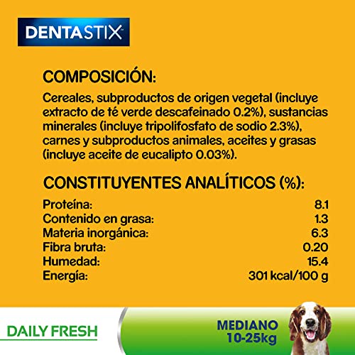 Pedigree Denta Stix Fresh/Zahnpflege-Snack für mittelgroße Hunde