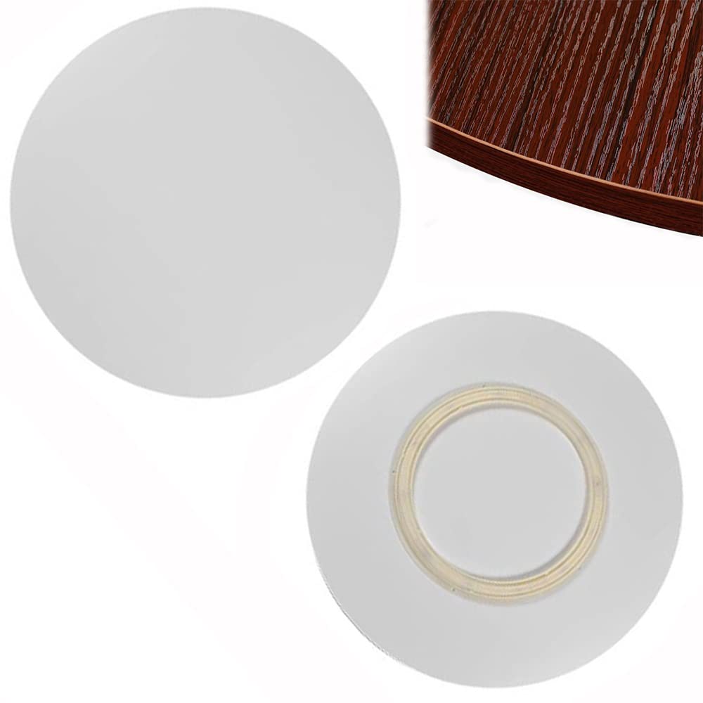 Mesa De Comedor Plato Giratorio De Madera Lazy Susan Plato para Servir Bandeja Giratoria Grande De 48 Pulgadas Bandeja Redonda Antideslizante para Servir Plato Giratorio De Mesa (Color: Blan