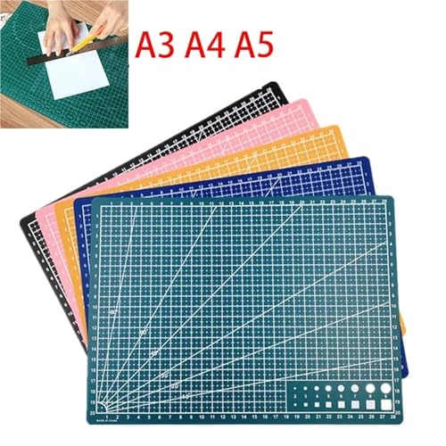 Cortadores rotativos que evitan telas deshilachadas con base de corte A5 PVC 3
