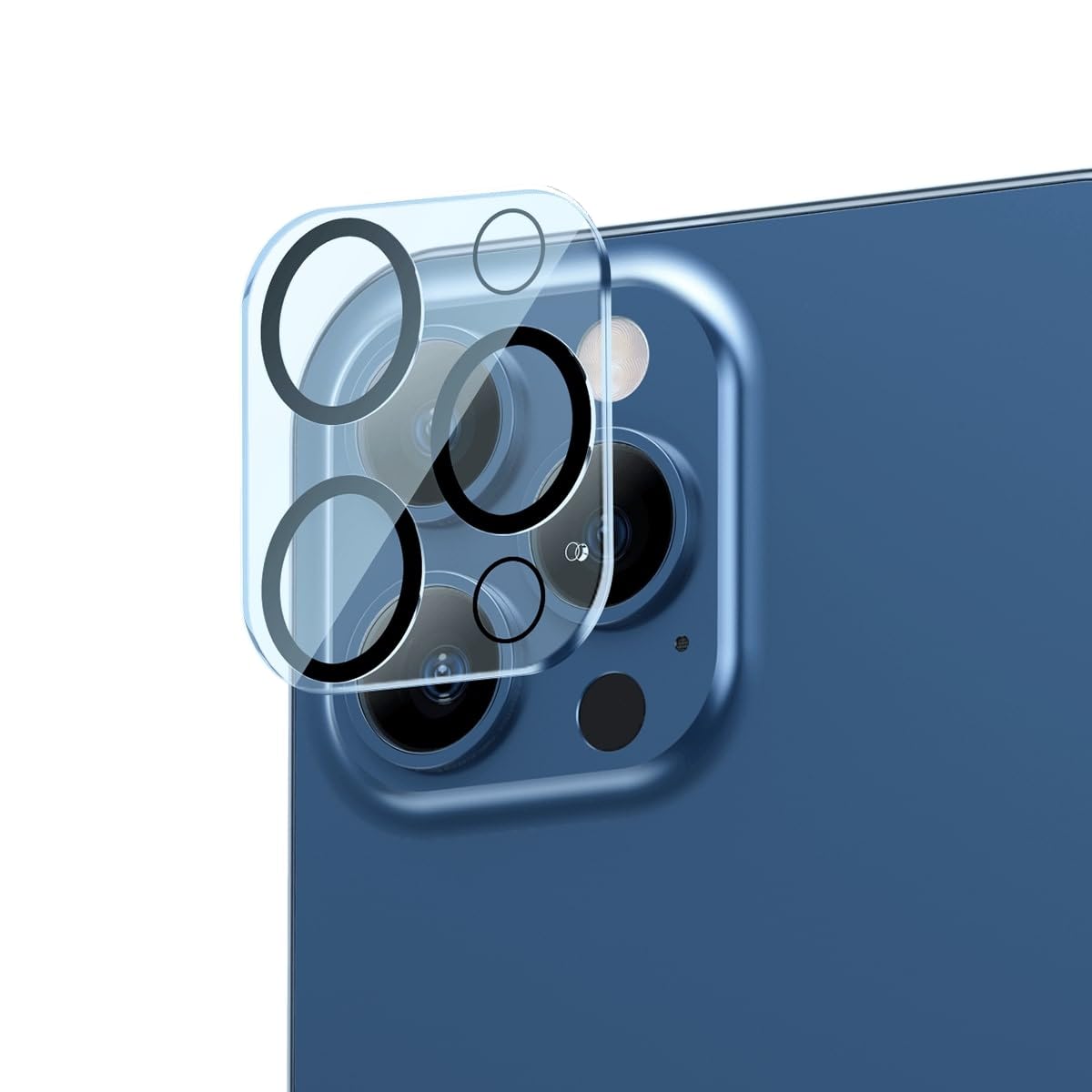 Baseus Full Frame, iPhone XR/11/12/12 Pro Cam Ekran Koruyucu Film, Şeffaf/Transparan, 2 Adet