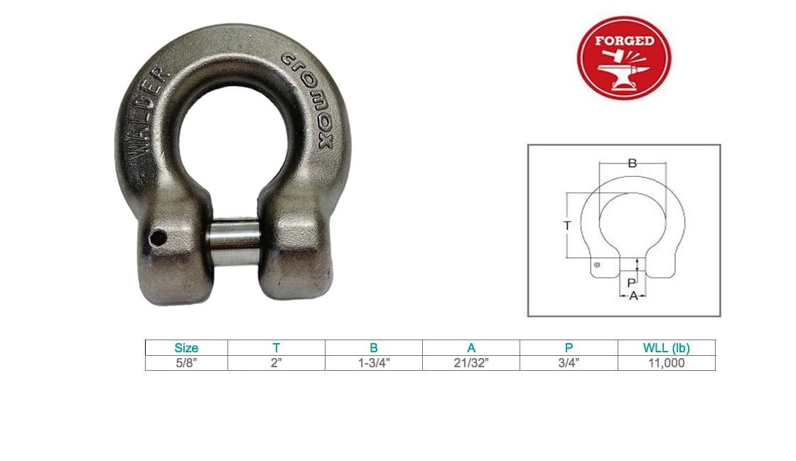Prolinemax Marine Boat T318 LN Stainless Steel 5/8