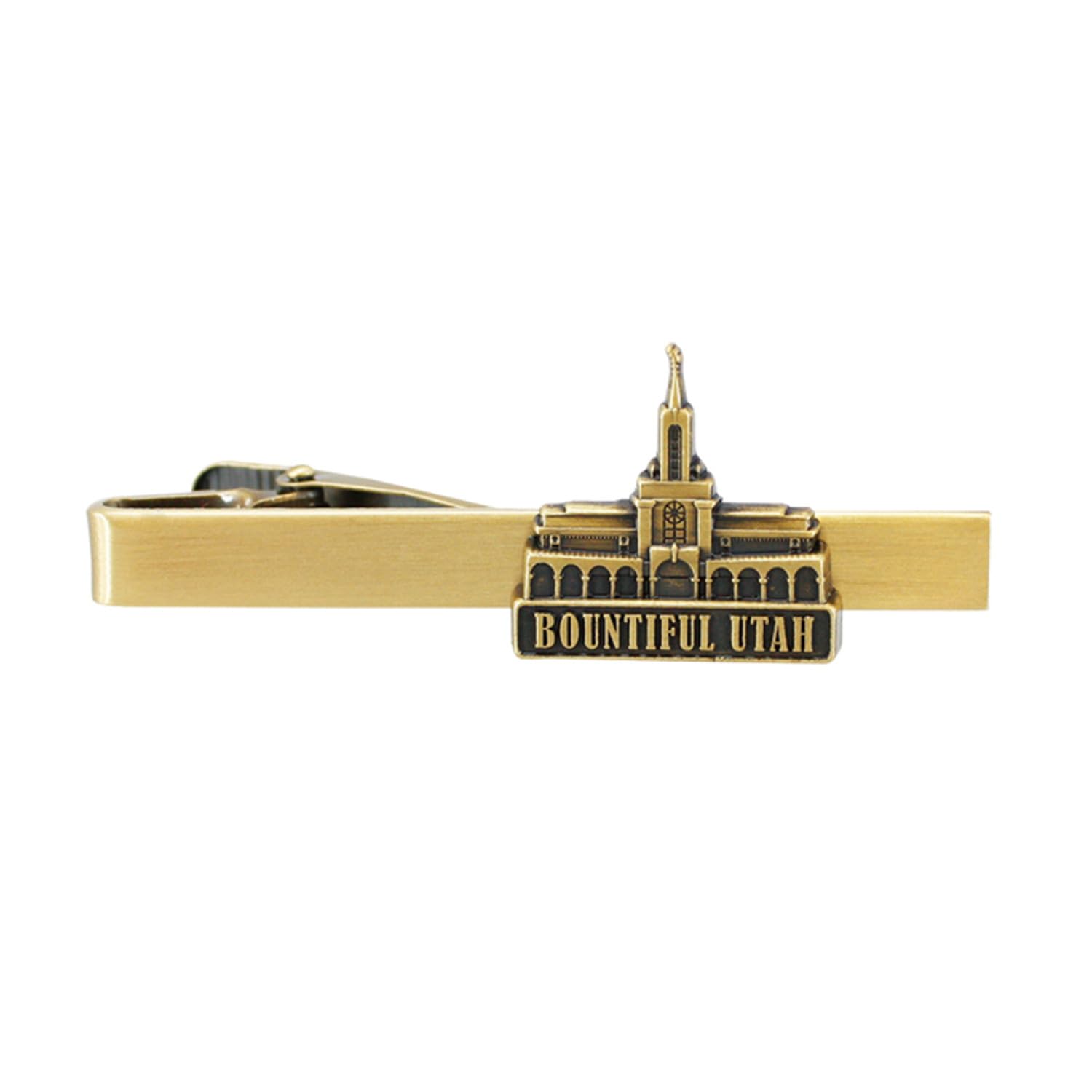 Gold Tie Clip | LDS Temple Tie Clips | Suit Accessories