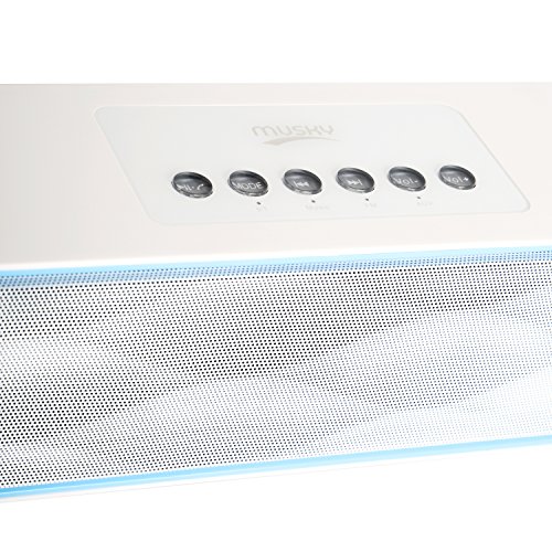 Portable Bluetooth Stereo Speaker, 2X5W Dual Acoustic Drivers, FM Radio & Handsfree Speakerphone, Micro SD Card & USB & AUX Slots for Smart Phone, MP3, iPad, Tablet & More - Thumbnail 3