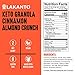 Lakanto Cinnamon Almond Crunch Granola - Delicious Snack, Quick Breakfast Cereal, Keto Friendly, Monk Fruit Sweetener, No Sugar Added, Vegan, Gluten Free, Grain Free, Low Net Carbs (11 Oz)