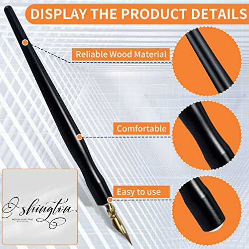 Featty Calligraphy Pens Set - 17 Pieces Stainless Steel Calligraphy Pen Nibs With 1 Piece Nib Holder For Writing Painting Signing Christmas Present #TOP5