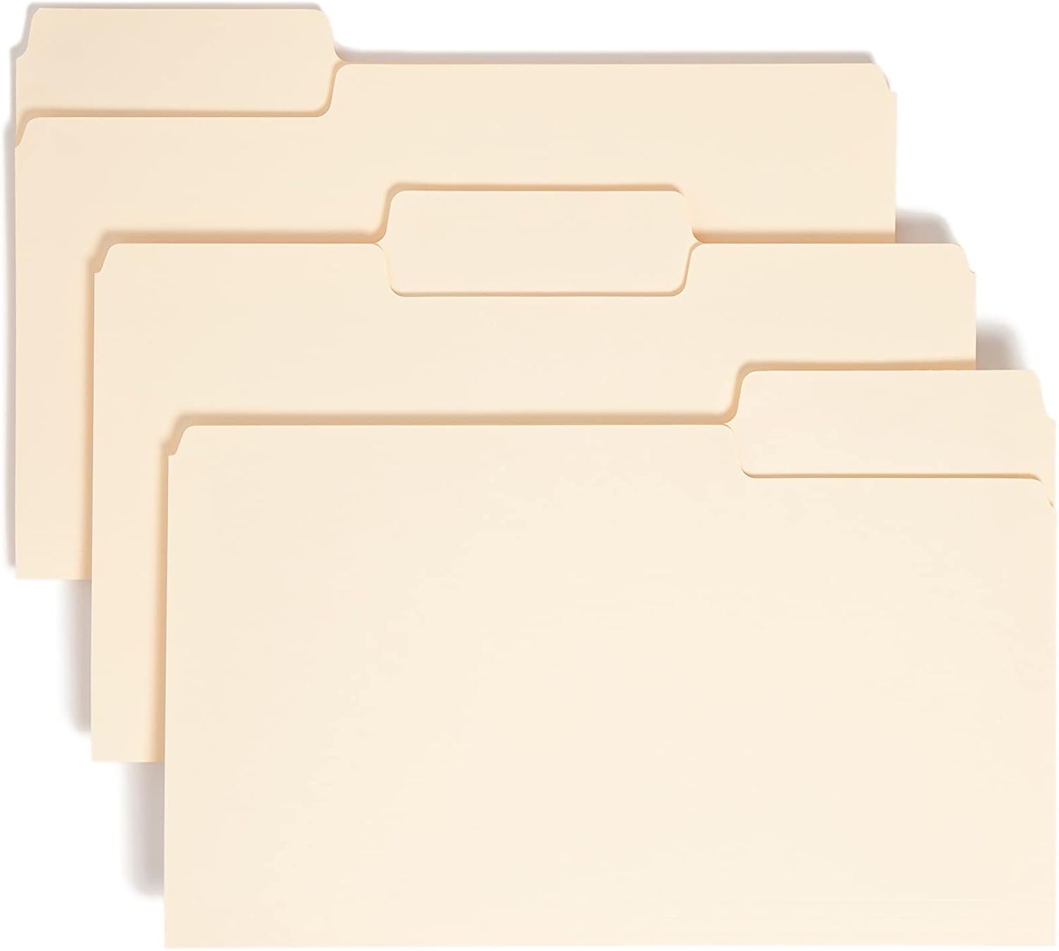 Smead SuperTab File Folder, Oversized 1/3-Cut Tab, Legal Size, Manila, 100 Per Box (15301)