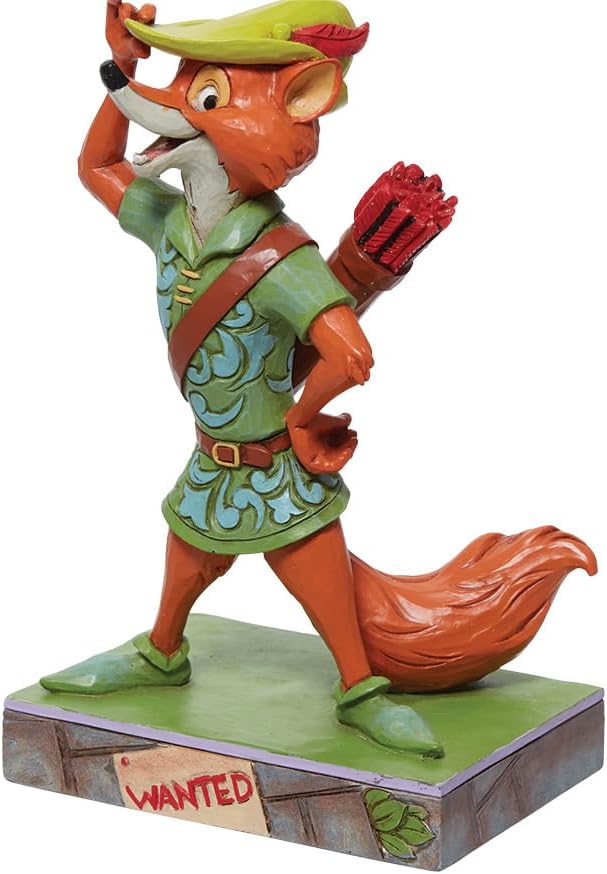 Enesco Jim Shore Disney Traditions Robin Hood Figurine 5.7 Inch Multicolor