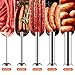 LEEVOT 7Lb/3L Sausage Stuffers, 304 Stainless Steel Sausage Maker Adjustable, 2 Speeds, 5 Filling Tubes (Silver)