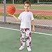 YMGQYJ Kids Athletic Pants Leopard Fashion Pattern Print, Casual Sweatpants Jogger with Pockets for Boy Girl 5-6Y