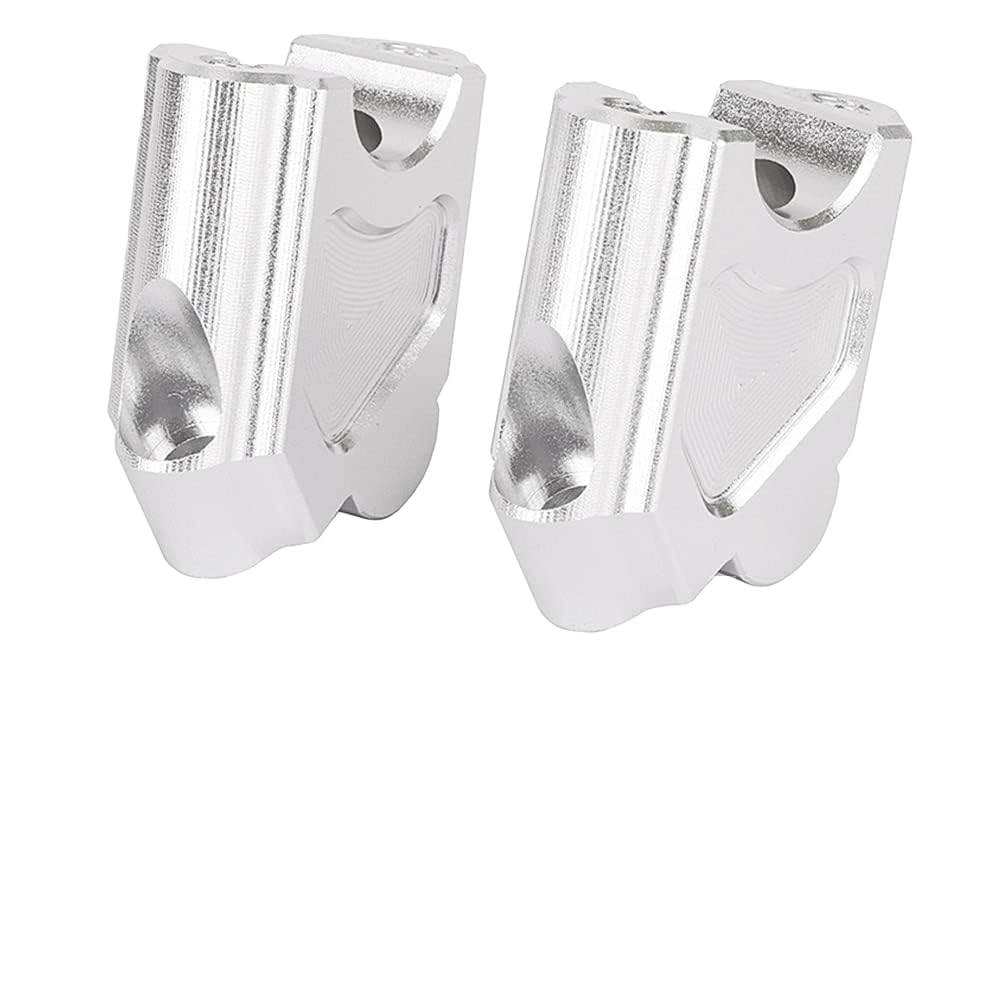 Rehausseurs de guidon de moto pour F700GS, F700 GS, F 700 GS, F 700GS 2013-2017 ; BMW F650GS, F 650 GS, F 650GS, F650 GS - Argenté