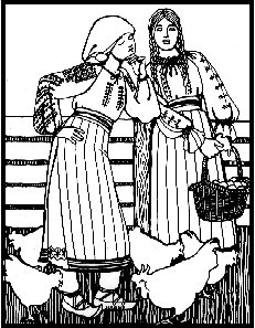 Folkwear 103, Roumanian Blouse Pattern, Romanian Peasant Blouse, Women's Size 8 to 16 Handwork Instructions, Embroidery Designs