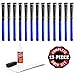 Winn Dri-Tac Midsize +116-Inch Grip Kit (13-Piece), Black/Blue