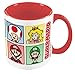 Pyramid Super Mario – 4 Colours – Coloured Inner Mug, 315 ml