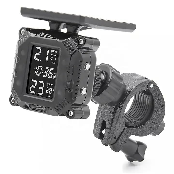 XPR3SS Wireless Tire Pressure Monitoring System External Sensor Motorcycle TPMS for Motorbikes Pressure Alarm Pressure Sensor for Bike TPMS