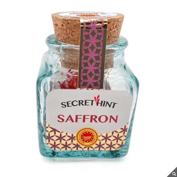 Secret Hint Saffron | Unmistakable Aroma and Flavour Saffron | Extra Superior Pure 100% Natural Saffron | Premium Quality Higheyst Grade Hint Saffron | 1g
