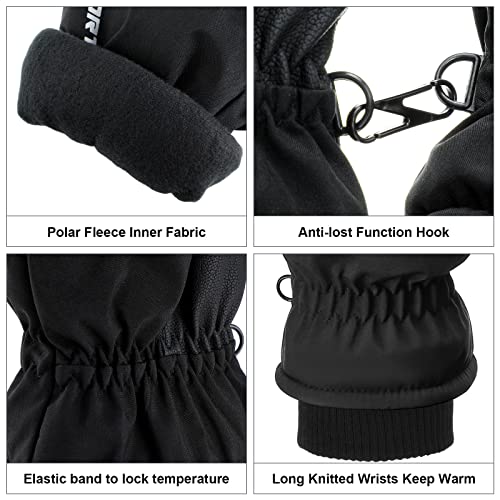 Ice Fishing Gloves Convertible 2 Cut Finger Gloves Mittens Flip Fingerless Winter Fishing Gloves Waterproof Touch Screen Finger Gloves For Cold Weather Men Women Outdoor Running Photography (Xl) #TOP5