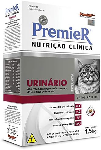 Ração Premier Nutrição Clínica Urinário para Gatos Adultos - 1,5k...