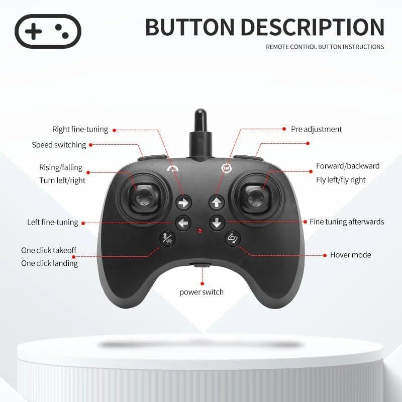 Image of RC Fighter Jet Remote Control Airplane for Kids Adults 2.4GHz RC Plane Drone Toy with LED Lights 360 Flip,Stunt RollGlider Jet Fighter Plane Flying Aeroplane Toy Gift for Boys Girls