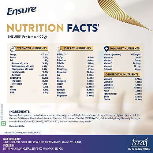 Image of Ensure Vanilla 1kg & Pediasure Vanilla 1kg Health & Nutrition Drink Powder Combo | Complete, Balanced Nutrition For Kids & Adults