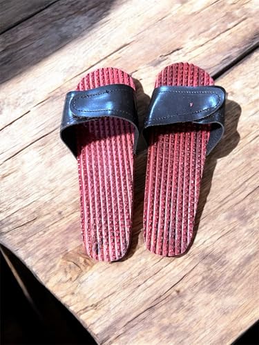 Wooden Acupressure Slippers for Men & Women 10.5 Inches Handcrafted Reflexology Sandals with Anti-Slip Grip and Therapeutic Design4