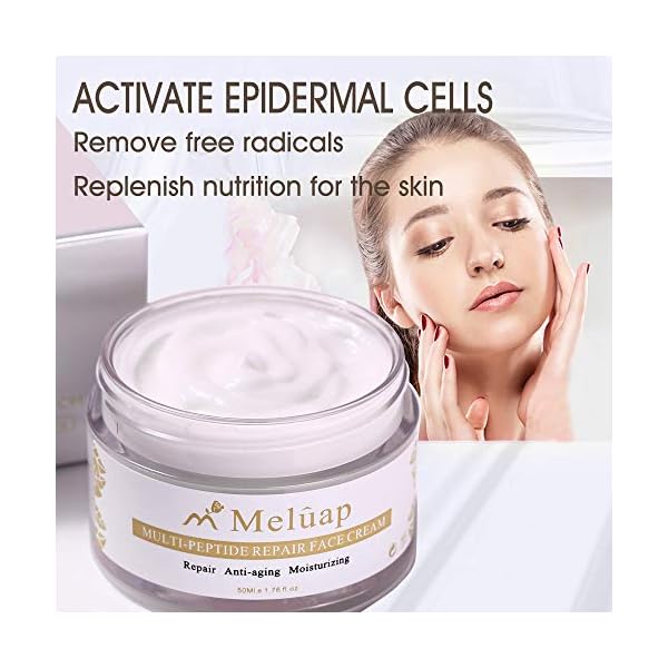 Meluap-Anti-Aging-Cream-Multi-Peptide-Repair-Face-Cream-Vitamin-E-Hyaluronic-Acid-Repair-Cream-Cream-for-women-17-Ounce-50ml Meluap Anti-Aging Cream, Multi-Peptide Repair Face Cream, Vitamin E Hyaluronic Acid Repair Cream, Cream for women, 1.7 Ounce 50ml