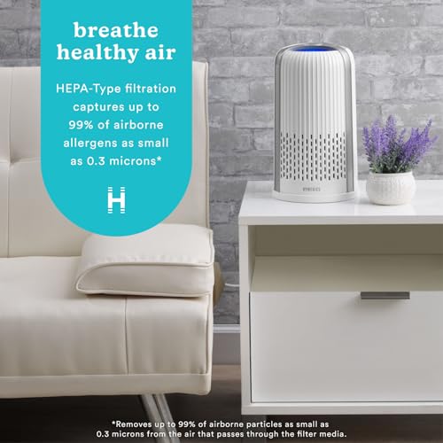 Homedics TotalClean 4in1 Tower Air Purifier 360Degree HEPA Filter