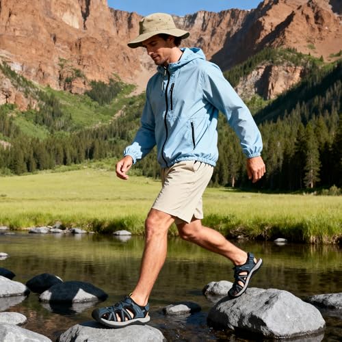 Image of DREAM PAIRS Men's Hiking Sport Water Sandals