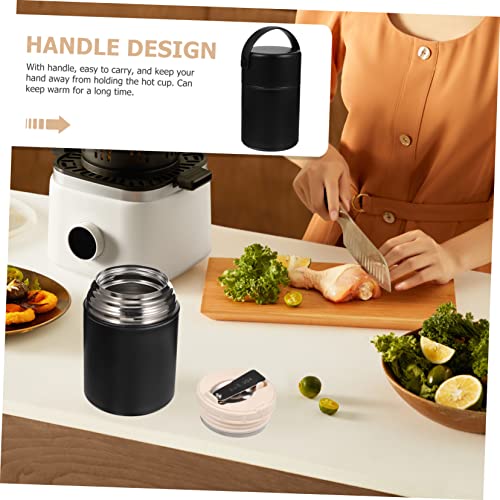 Termo de comida de acero inoxidable aislado al vacío con asa integrada grande 8