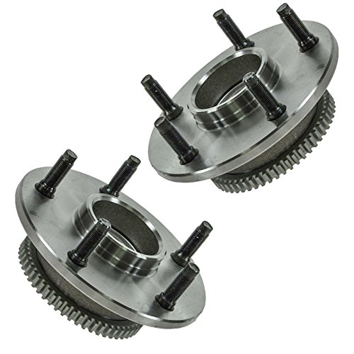 Image of TRQ Front Left and Right Wheel Bearing and Hub Assembly Set 2 Piece Compatible with 2000-2001 Dodge Ram 1500 Rear Wheel Drive