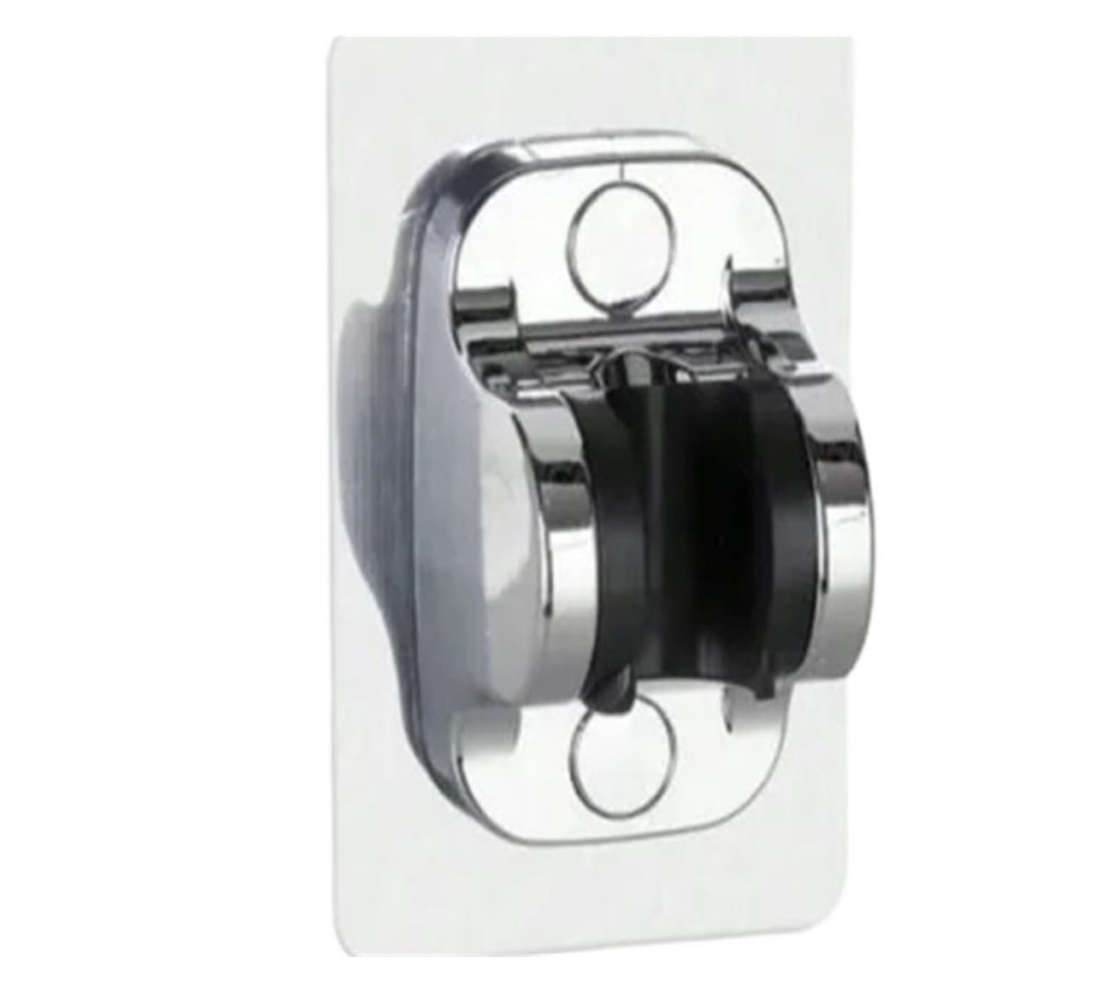 1/2pcs Punch-Free Self Adhesive Adjustable Shower Head Holder(Silver 1pc)