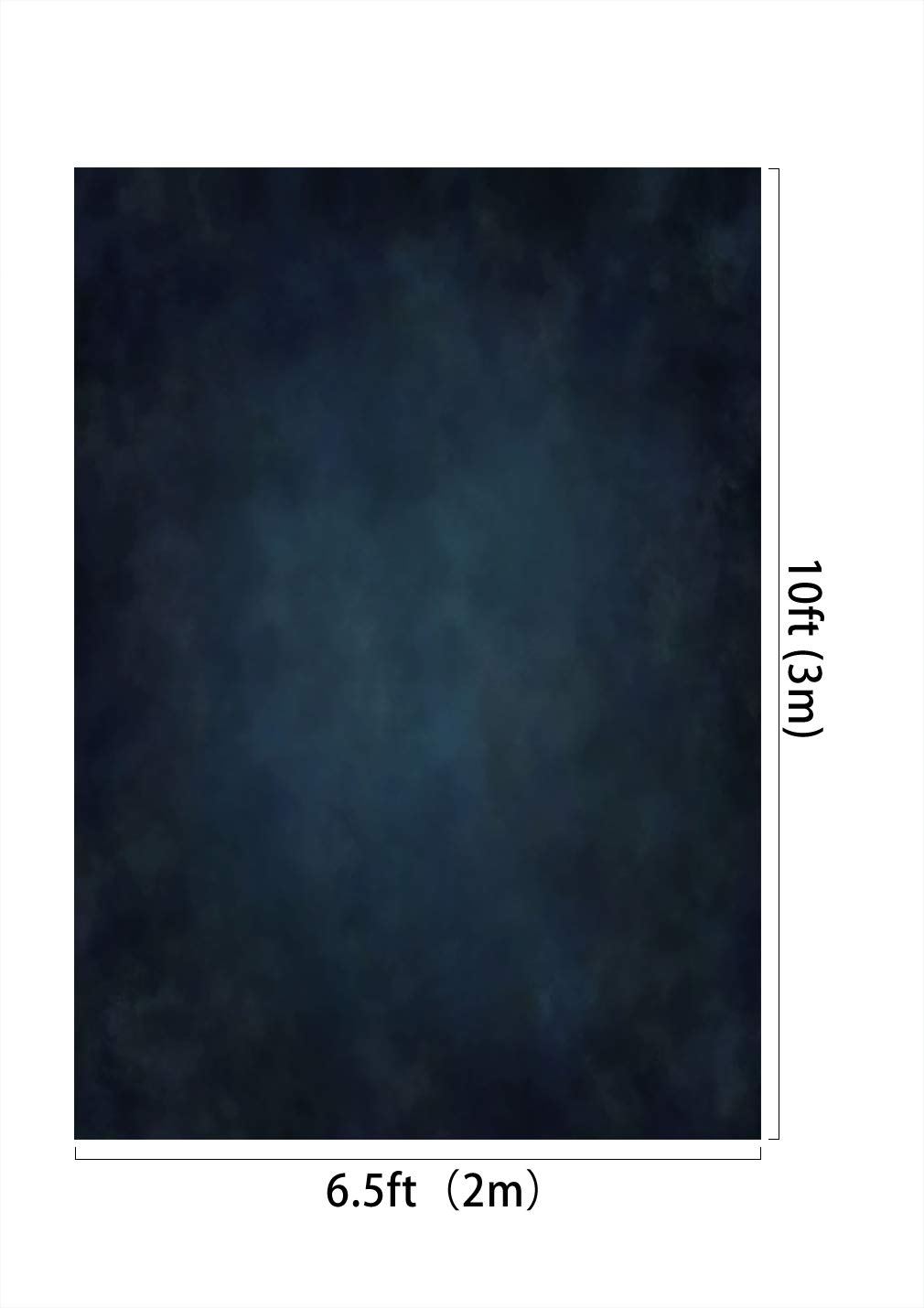 Kate Cyan Photography Backdrop Blue Green Abstract Portrait Headshot Background Photo Video Studio Props 5x7ft
